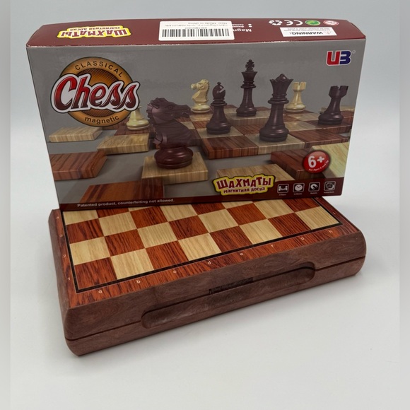 Colorgo CG Magnetic Travel Chess Set, Portable Mini Chess Board Game for Adults - Picture 1 of 15